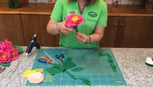 fiori di carta tutorial gambo fiore