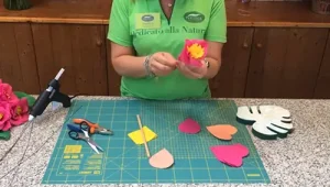 fiori di carta tutorial petali fiore