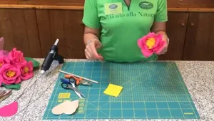 fiori di carta tutorial fiore