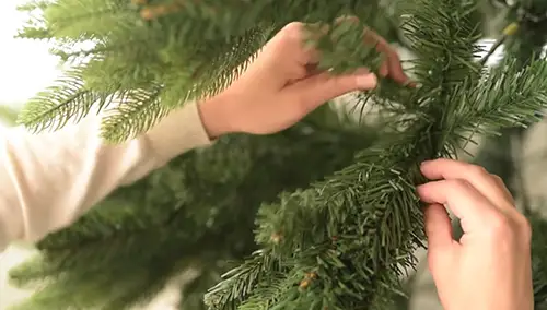 come montare l'albero di natale rami