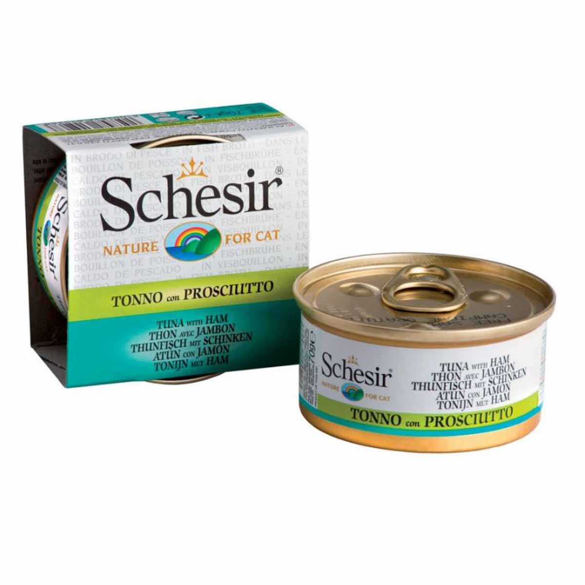 Schesir Cat in brodo di cottura 70 g