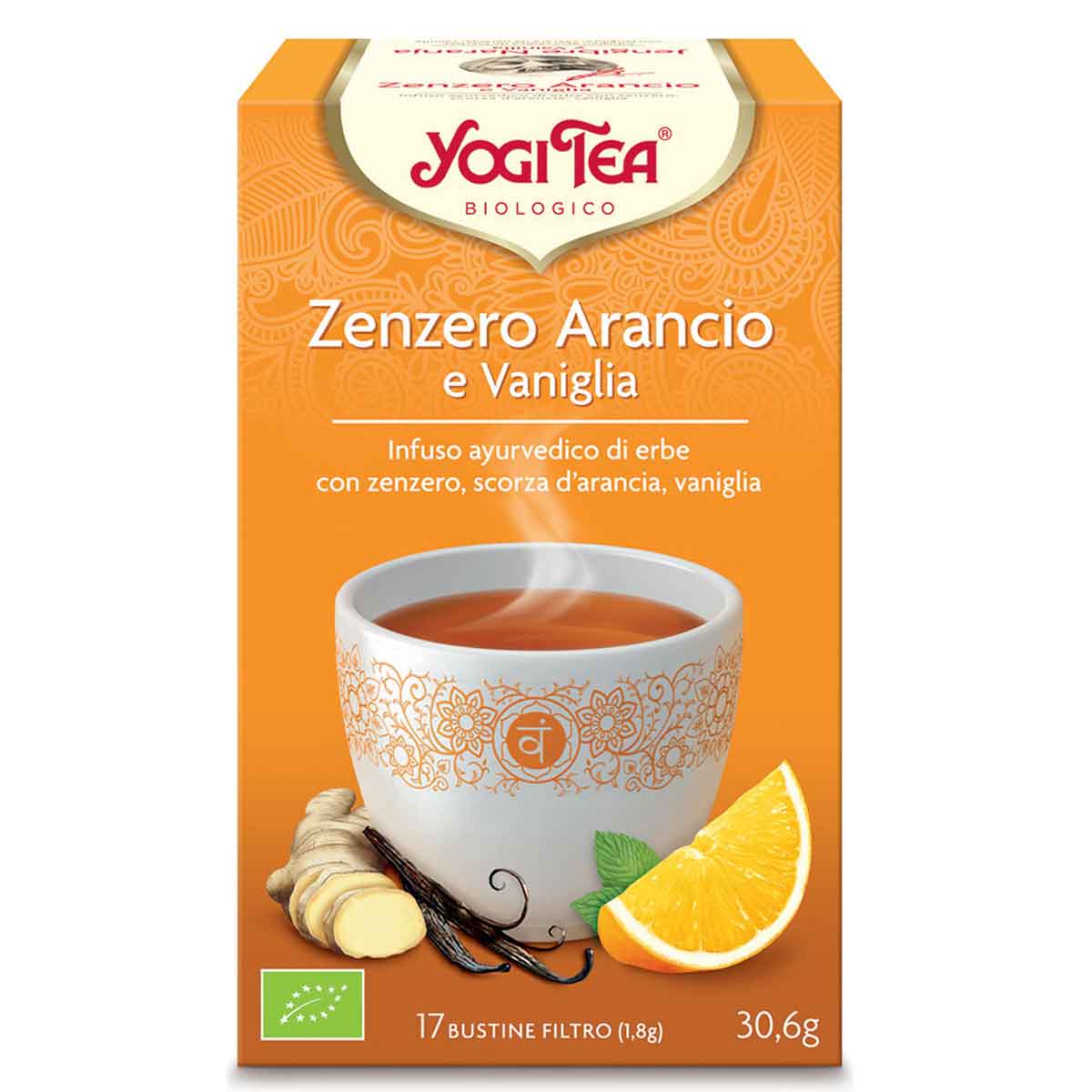 Yogi Tea zenzero arancio e vaniglia