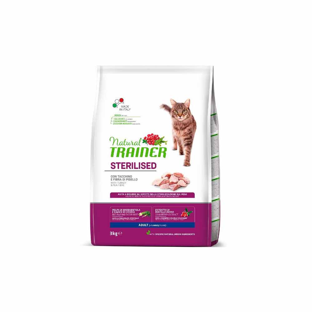 Natural Trainer Gatto Sterilised 3kg