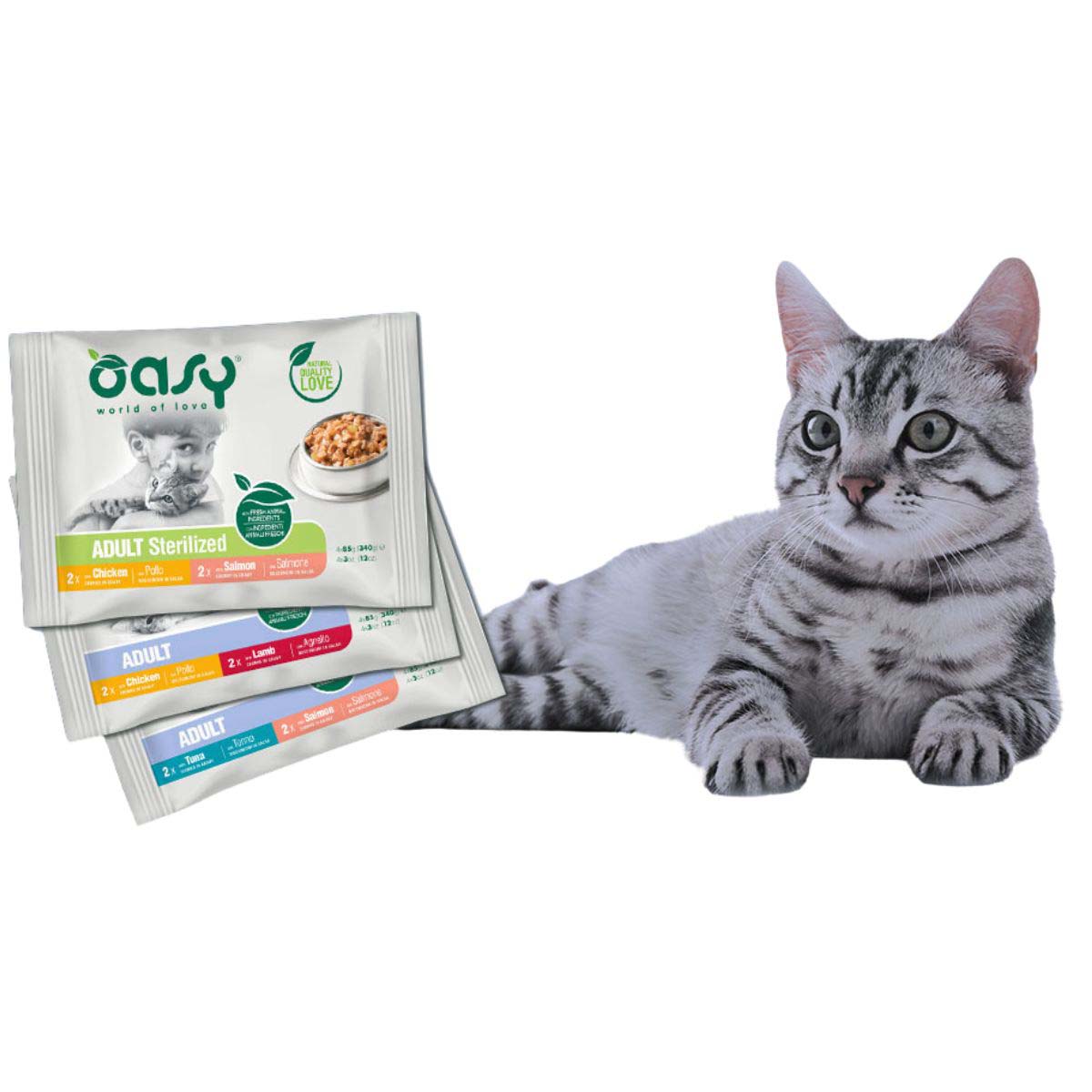 Linea Oasy Bocconcini in salsa Multipack