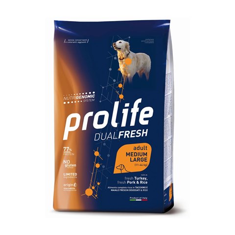 Prolife Dual Fresh Adult Medium-Large 12 kg