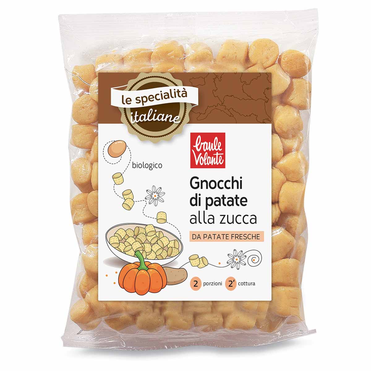 Baule Volante Gnocchi di patate alla zucca