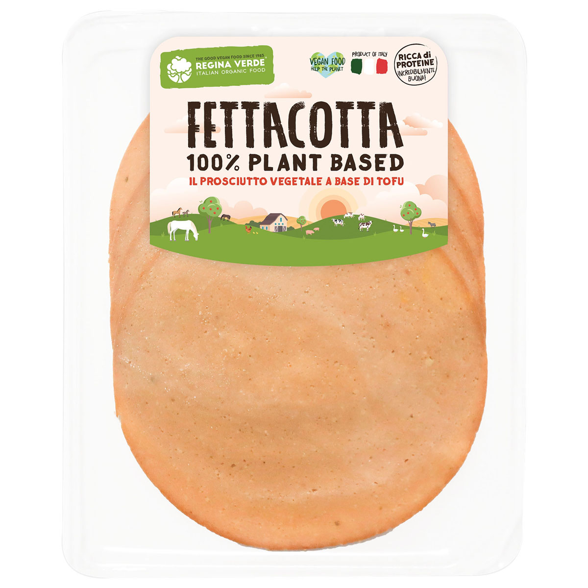 Regina Verde Fettacotta – prosciutto vegano