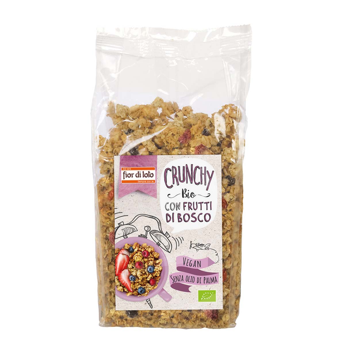 Fior di Loto Crunchy con frutti di bosco