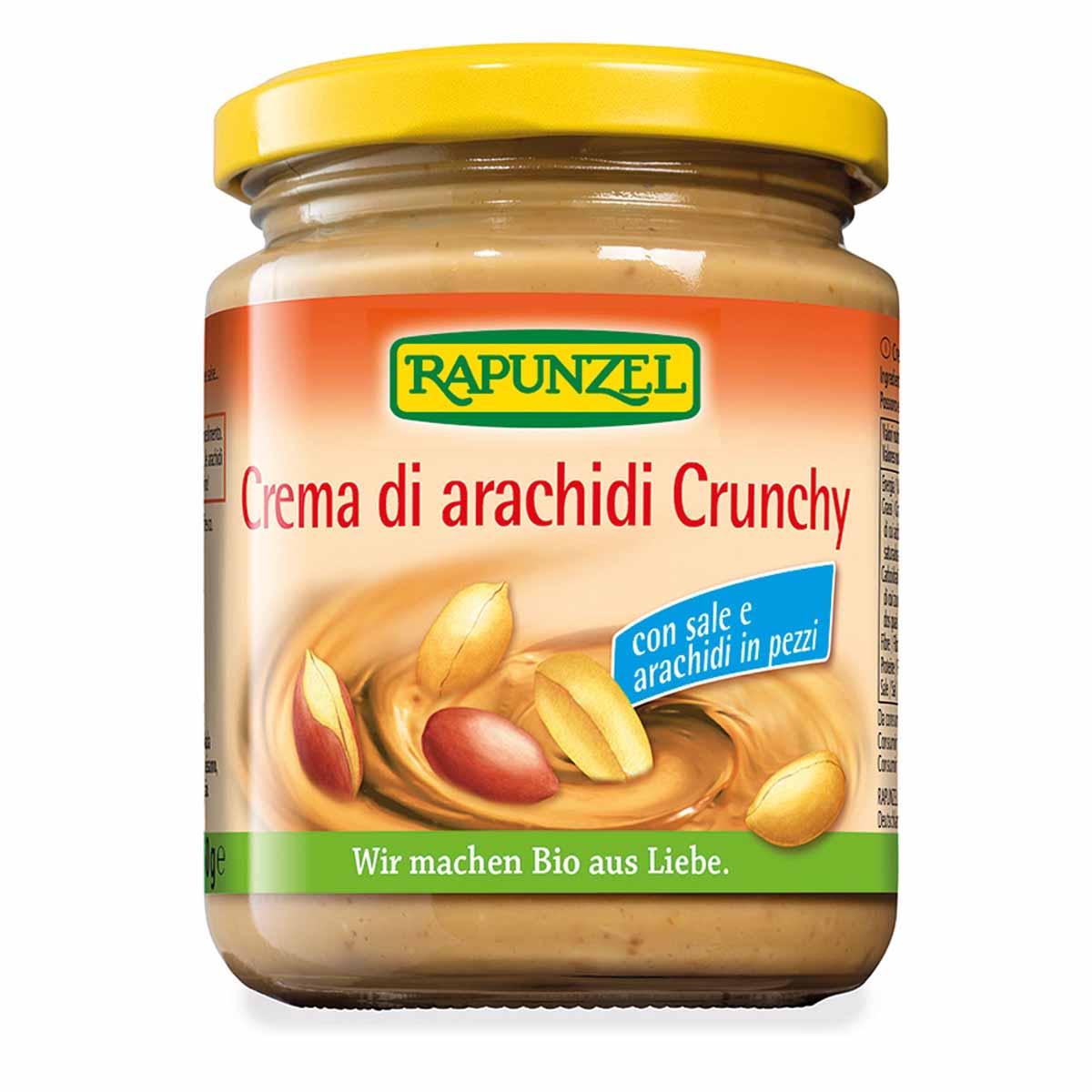 Rapunzel Crema crunchy con sale e arachidi in pezzi